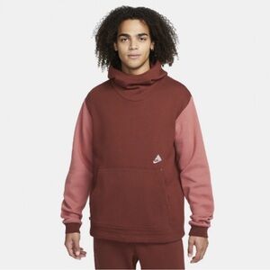 Nike Kyrie Basketball Pullover Oversized Fit, Brown Hoodie (Medium)